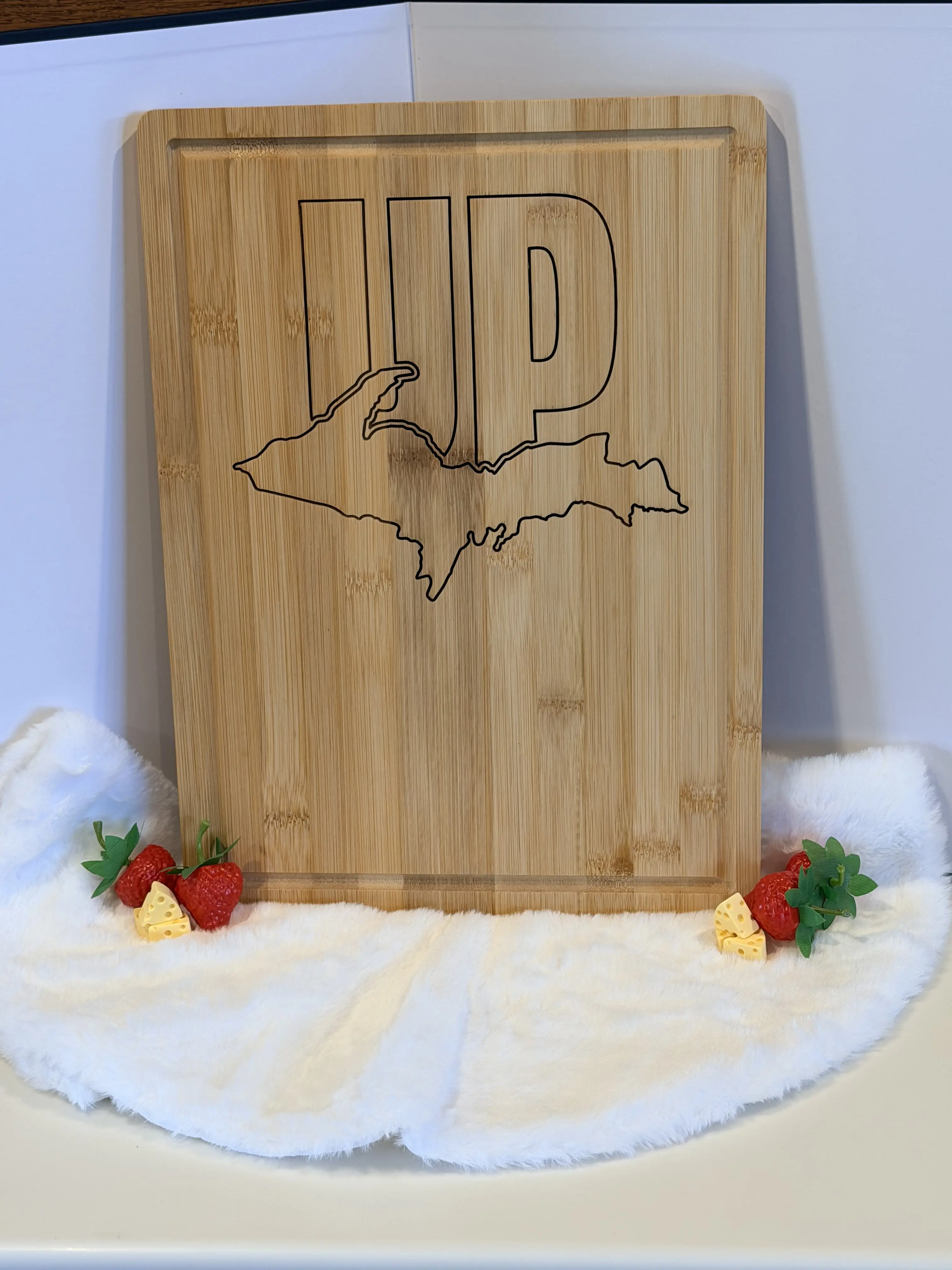Bamboo Cutting Board  With UP Engraved