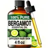 KUKKA Bergamot Essential Oil 4 FL OZ – Fresh Citrus-Floral Scent, Diffuser