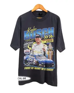 Kyle Busch NASCAR T-Shirt: Racing Fan Gift Tee