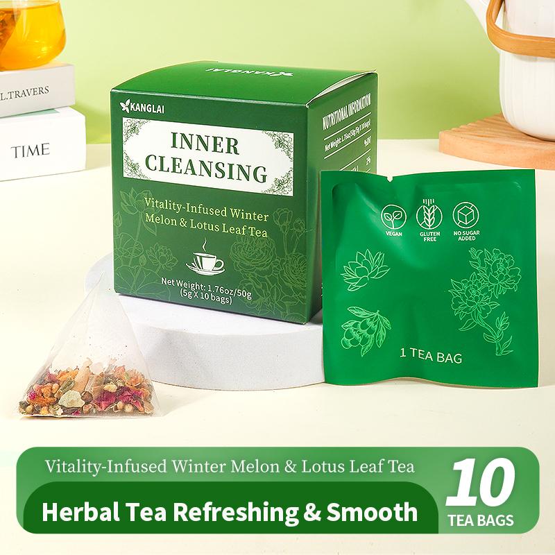 Premium Winter Melon & Lotus Leaf Herbal Tea –  Carefully Selected Botanical Ingredients, 100% Natural, Caffeine-Free, Vegan & Gluten-Free –  Herbal Tea for Digestive Comfort & Daily Balance detox