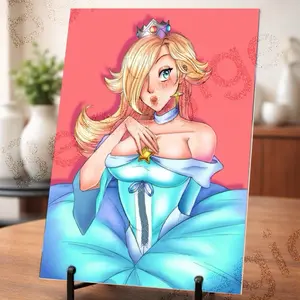 Princess Blue Art print 8.5 x 11