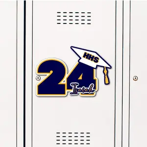 Graduation Cap Locker Decoration Sign and Senior Graduation Party Decor