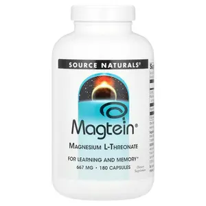 Source Naturals Magtein®, Magnesium L-Threonate, 180 Capsules