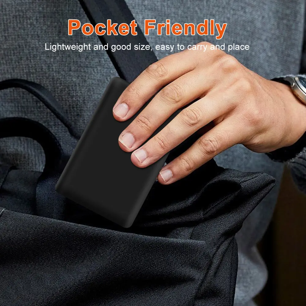 Stay Cozy  Day: Portable Charger with 10,000 mAh Battery, Three Heat Settings, and Overheat Protection for Travel & Outdoor Use
