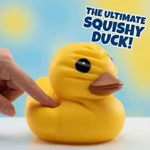 Jumbo YELLOW Rubber Duck, Giant Squishy Toy for Kids, Stress Relief Plaything