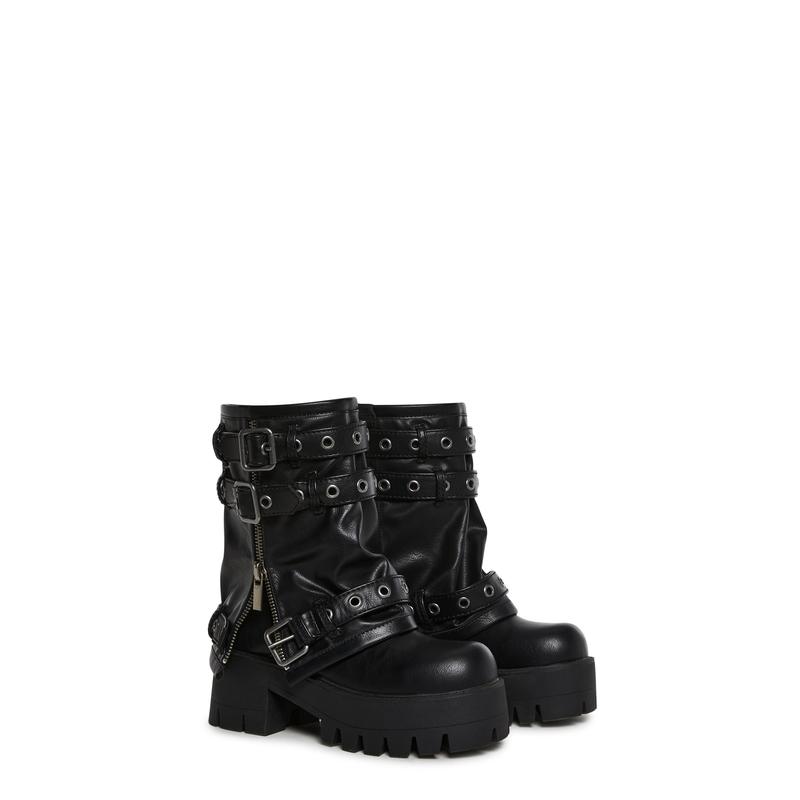 Warp Combat Boots - Black