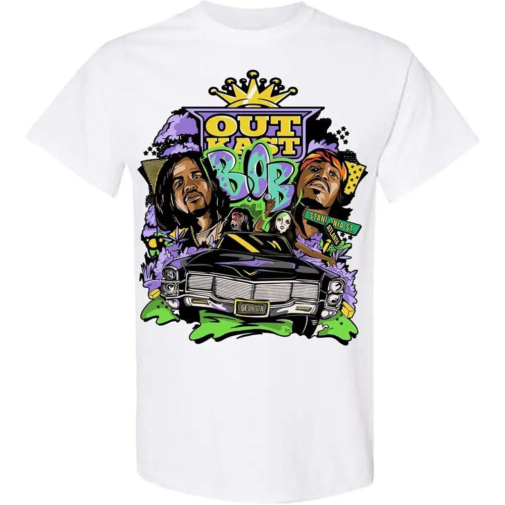 OUTKAST T-Shirt Graphic Streetwear Tee Unisex Casual Music Fan Style