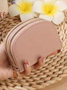 New Cute Accordion Card Holder, Cartoon Trendy Design, Casual Card Holder, Small and Adorable, Large Capacity Multi-Card Slots, ID Wallet Combo, Daily Use, Zipper Card Holder