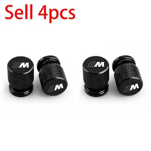 Waterproof Car Wheel Tire Valve Caps, Airdust Proof Tyre Stem Covers, Compatible with Bmw Models, Durable & Stylish Design
