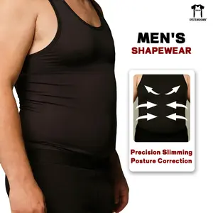 SSTD-Premium Men’s Compression Shapewear - Slim Silhouette, Fat Hiding & Back Pain Relief