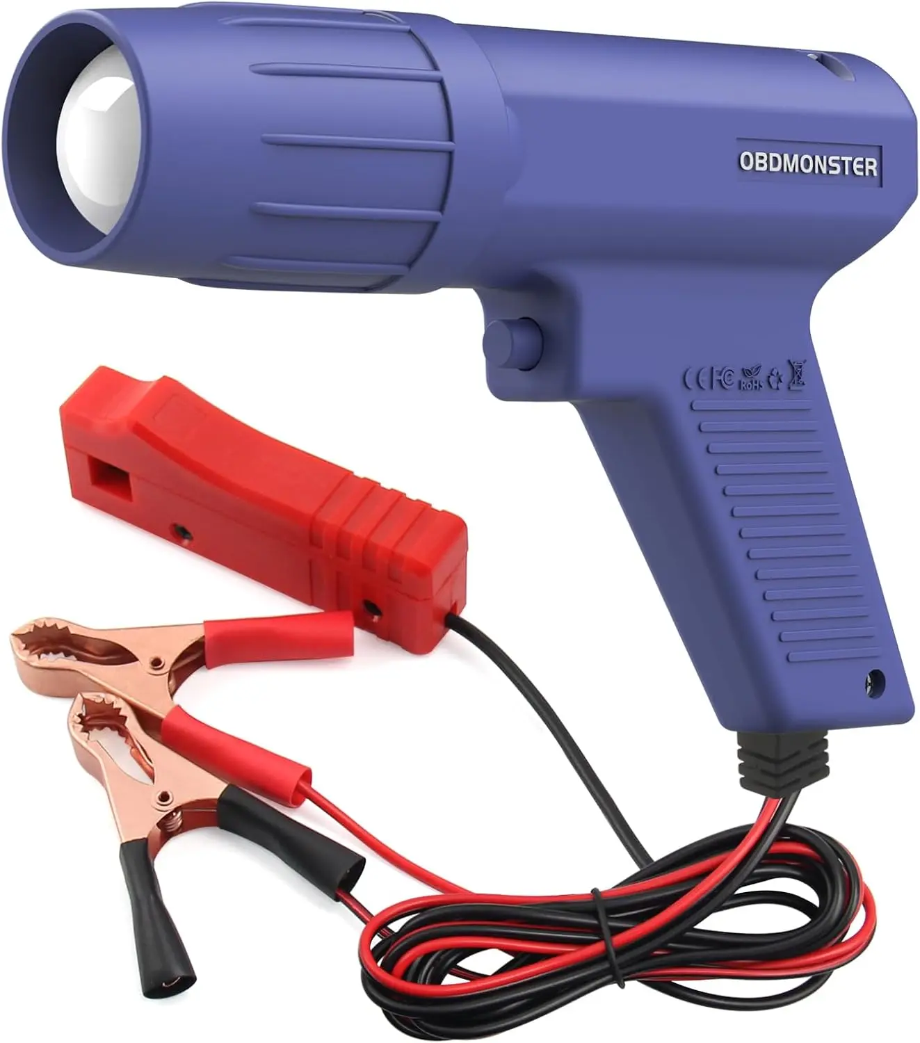 OBDResource N124 Professional Ignition Timing Light - 12V Inductive Petrol Engine Strobe Lamp for Cars, Motorcycles & Marine