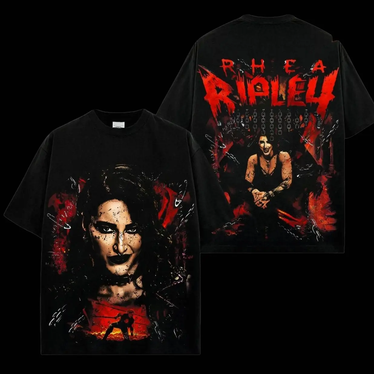 Rhea Ripley "Mami" v2 WWE Legend Premium Wrestling T Shirt 100% Cotton T-Shirt The Charismatic Army, Team Xtreme Shirt, WWE Fans Shirt, WWE Event Outfit 7IZ