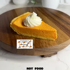 Pumpkin Pie Wax Melt | Pumpkin Pie Spice Scented Wickless Candle | Soy Wax Melts | Wickless Candle | Realistic Food Candle | Wax Melt | Pie Slice Wax Melt