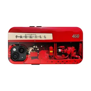 Farmer Red Tractor Farmall 450 Tractor Phone Case HG  Tractor Phone Case HG