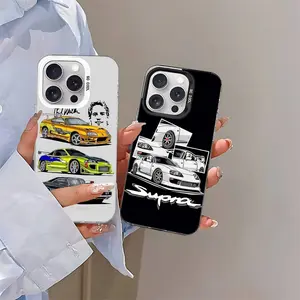 Cars Of F-Fast And F-Furious Phone Case For IPhone 17 16 15 14 13 12 11 Pro Max Plus Color Shockproof Back Silver Cover