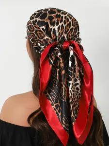 Satin Scarf, Soft Comfortable Fashion Hair Scarves for Women & Girls, Casual Versatile Scarf Head Wrap for Daily Wear, Fashion Accessories for Party, Daily Clothing Decor