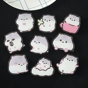 2D Flat Niche Hamster-Themed Fun Daily Mobile Phone Case Stand, a Portable Desktop Holder, Perfect for Home Or Office Use