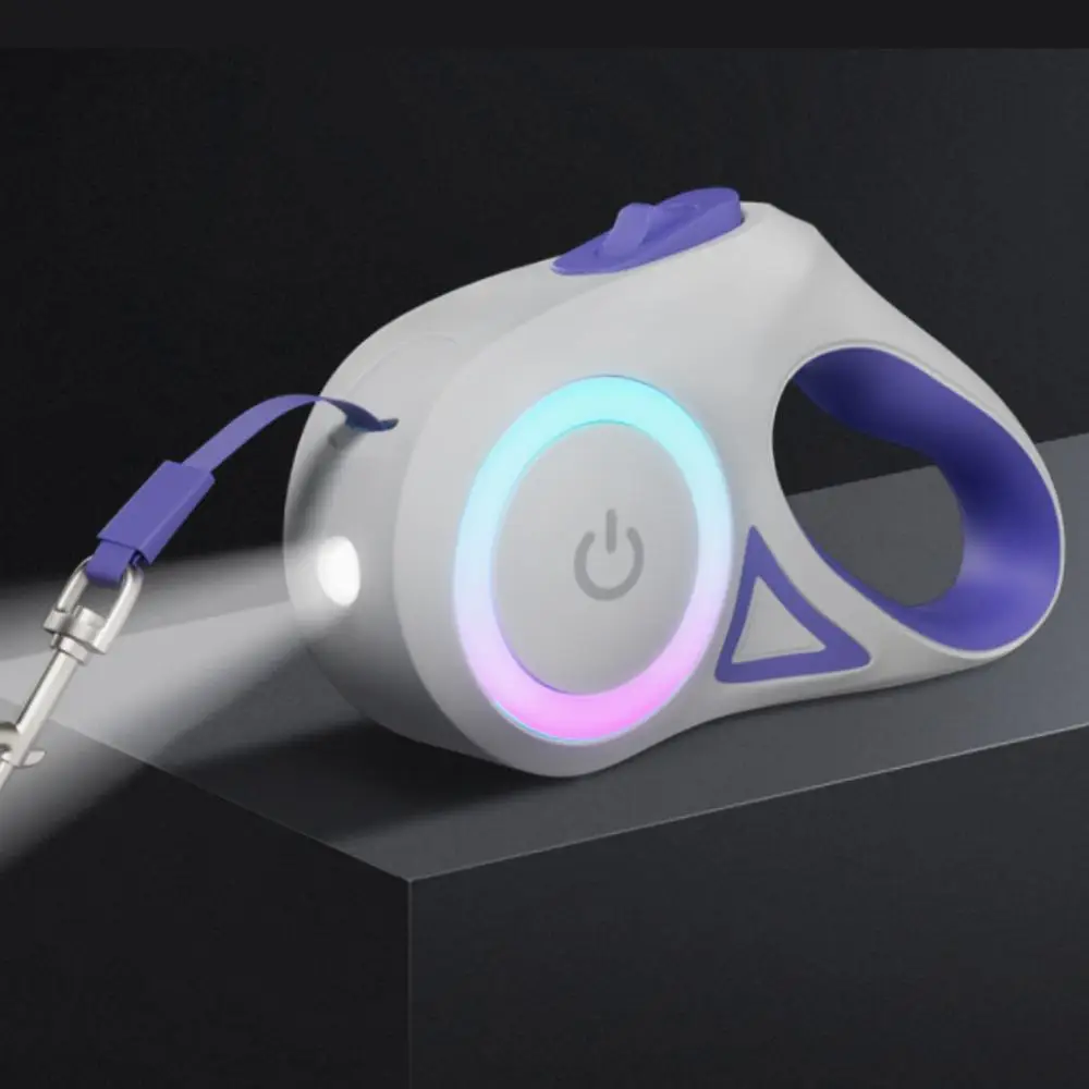 LED Light Up Dog Leash, Automatic Retractable Dog Leash, Pets Training Rope, Pets Training Strap, Pet Supplies for Dogs & Cats