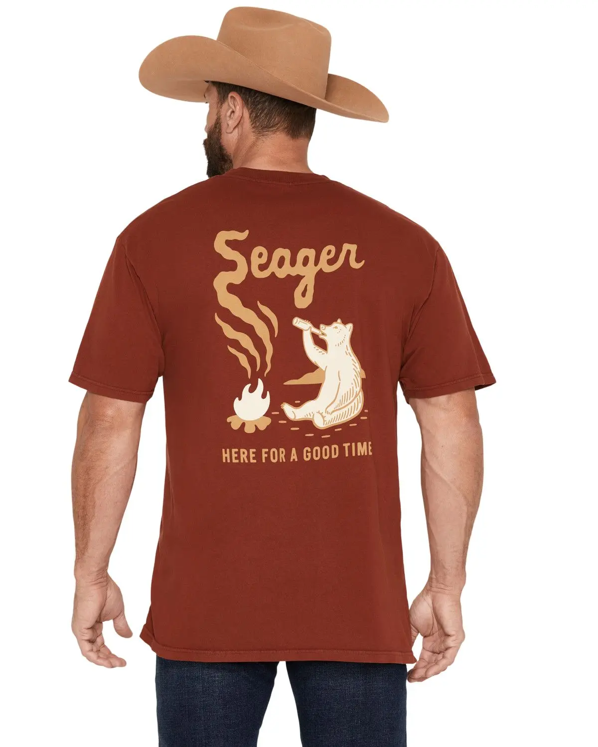 Seager Men's Men'S Smokey Short Sleeve Graphic T-Shirt - Mtsu26smored