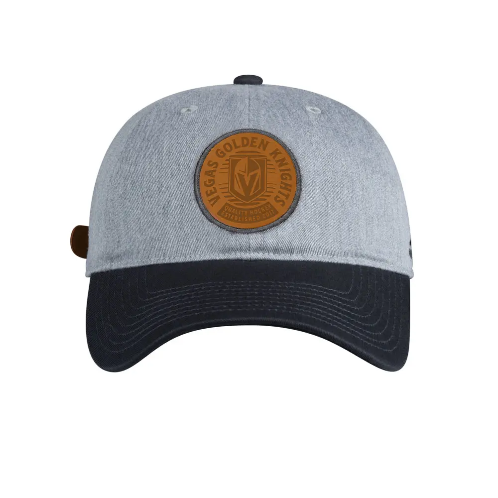adidas Mens Las Vegas Knights Wool Slouch Adjustable Cap  - Grey