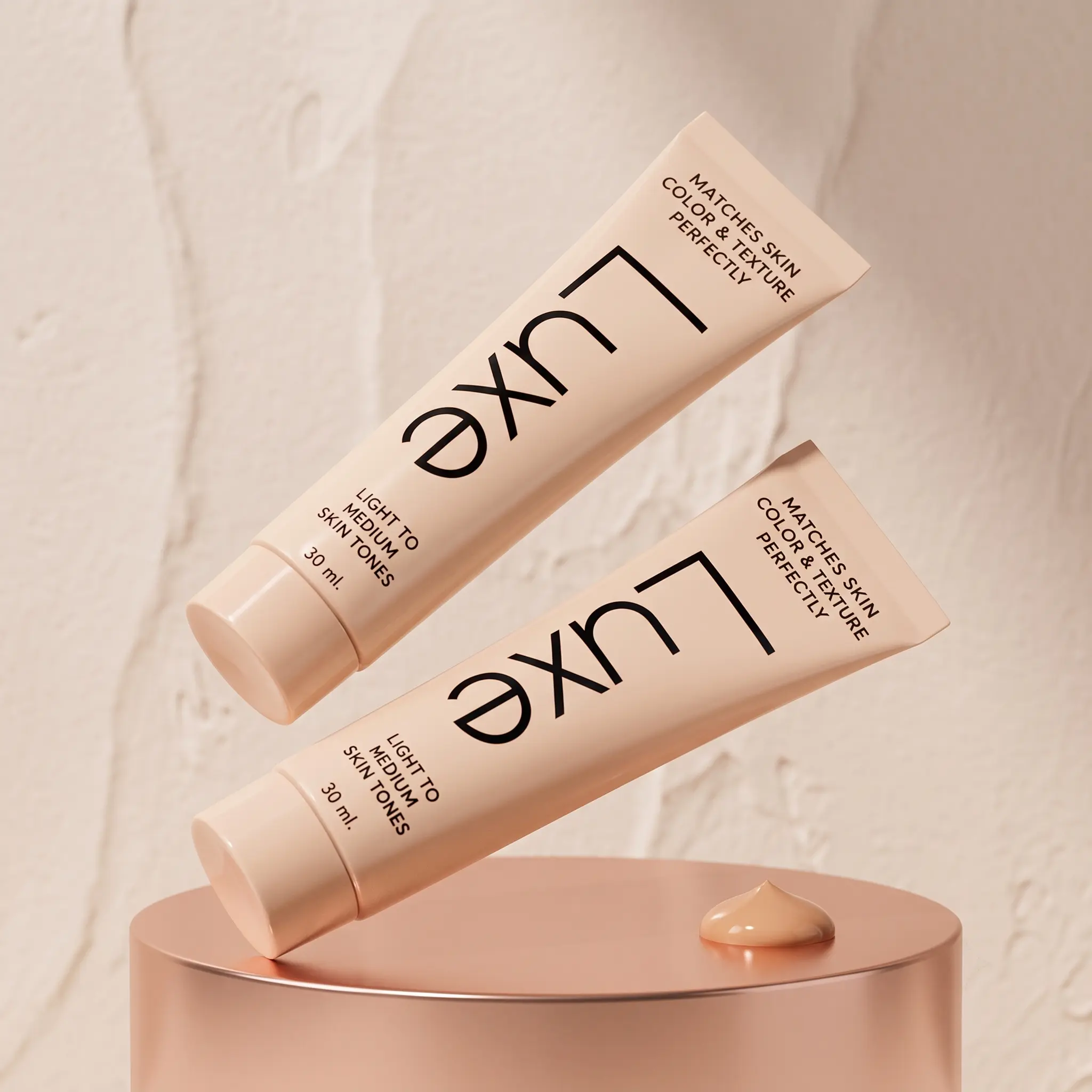30ml Luxe Skin Tone Matching Concealer Foundation,Waterproof Full Coverage Makeup to Hide Blemishes Even Skin Tone Long Lasting