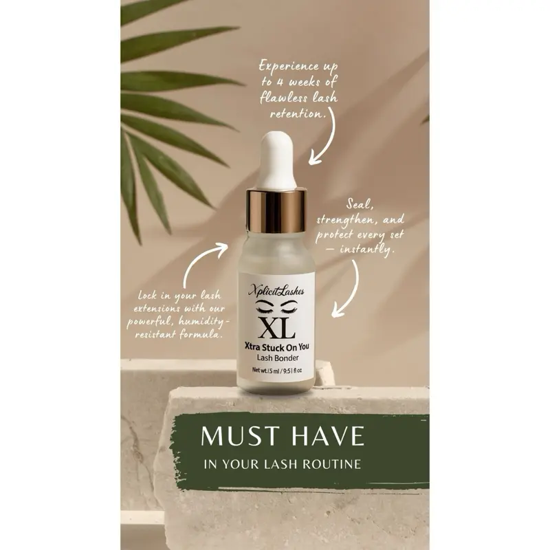 Xtra Stuck On You Lash Bonder️ - Must Have in Your Lash Routine for Flawless Lash Retention & Protection