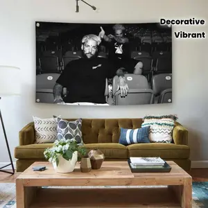 1pc. Suicide G59 Music America Hip-Hop Rap Art Funny Meme Flag Classical Tapestry, Wall Tapestry, Poster Banner 2x3ft, 3x5ft, Event Banner, Room Decoration, Urban Art, Pop Culture, Highquality Print, Vibrant Colors, Decorative Home Decor Gifts