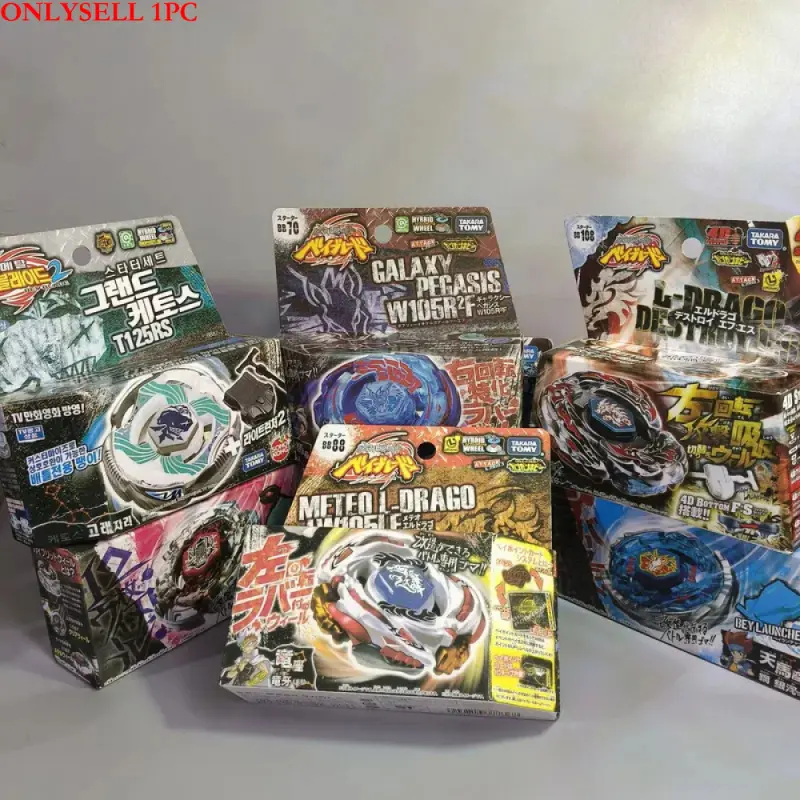 100% Beybladex 4D Metal Fusion  Burst Spinning Top Toy Set Anime Design with Launcher, High-Speed Battle Game for Kids Boys 9+ Years, Durable Metal+ABS Material, Metal Spinning Tops
