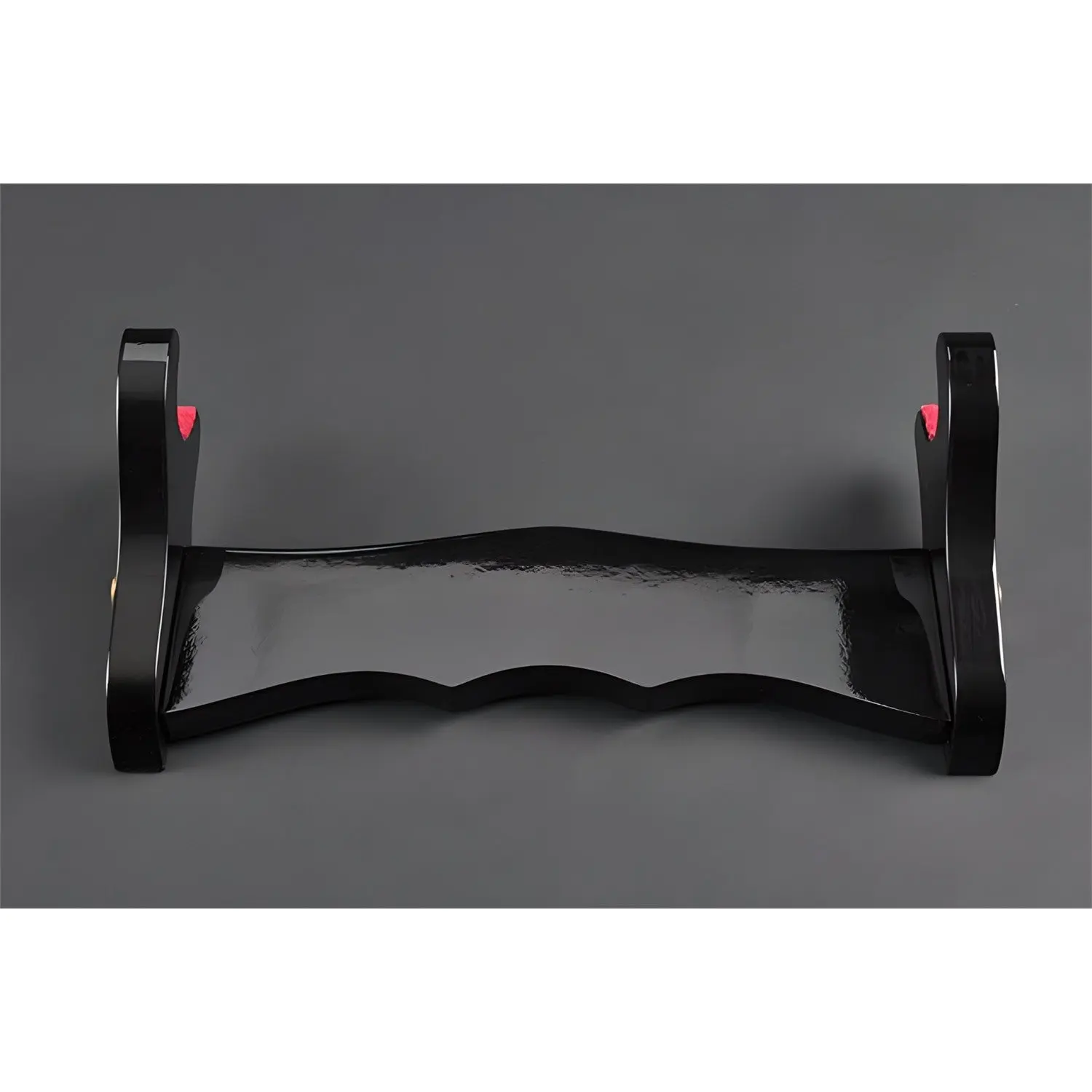 1-Tier Sword Display Stand | Black Piano Lacquer | wall-mounted