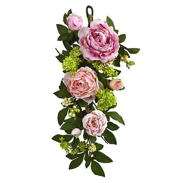 Nearly Natural 24" Peony Teardrop Nearly Natural 24" Peony Teardrop