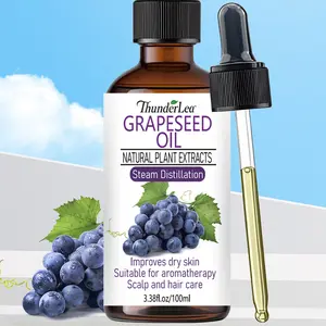 Grapeseed Oil 100ml – Natural Carrier Oil for Skin, Hair & Face – Moisturizing, Massage & Aromatherapy Oil, Antioxidant Oil