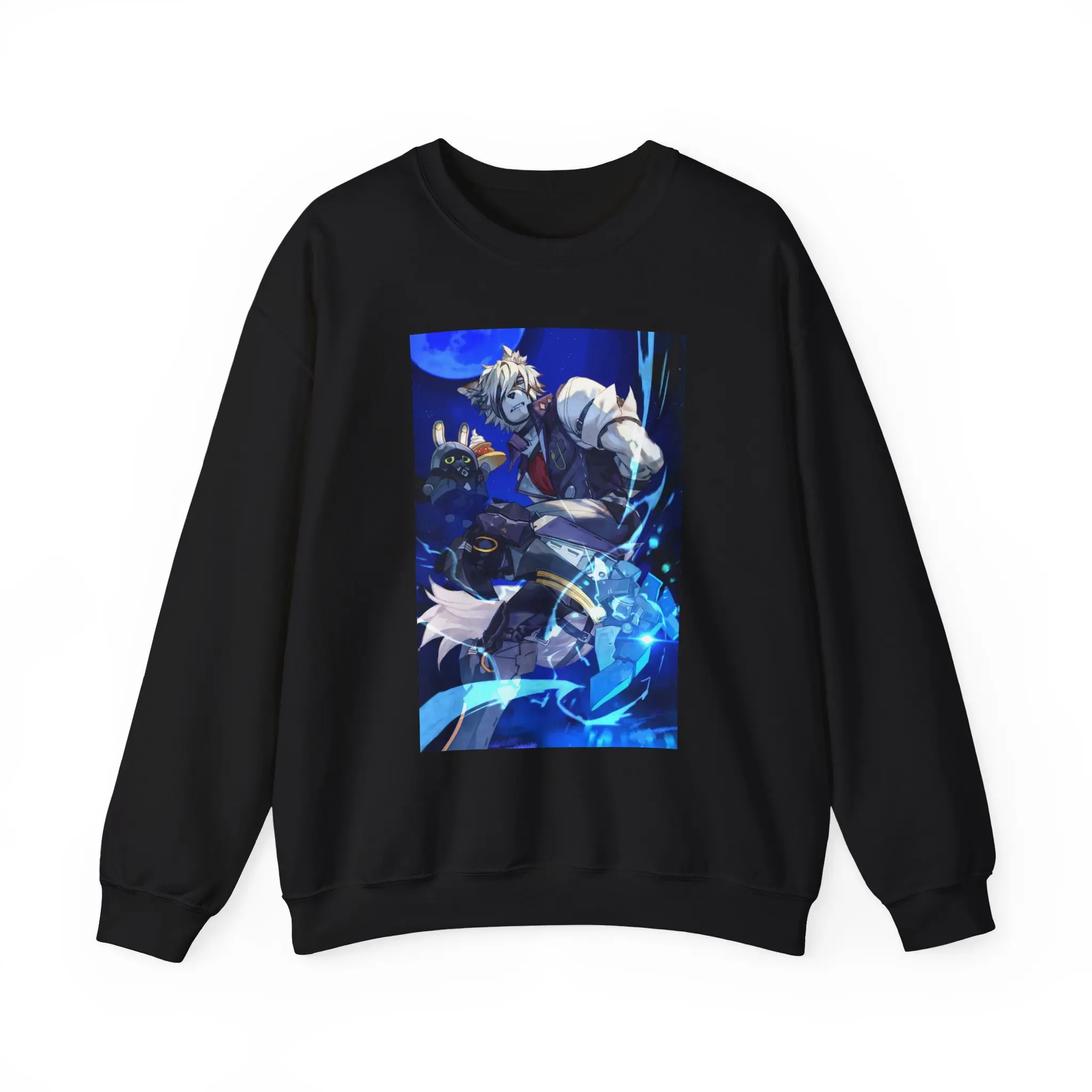 ZZZ Art Print Sweatshirt, Von Lycaon Print Crewneck Jumper, Abstract Sweatshirt, Minimalist Art Sweater, Unisex Graphic Pullover