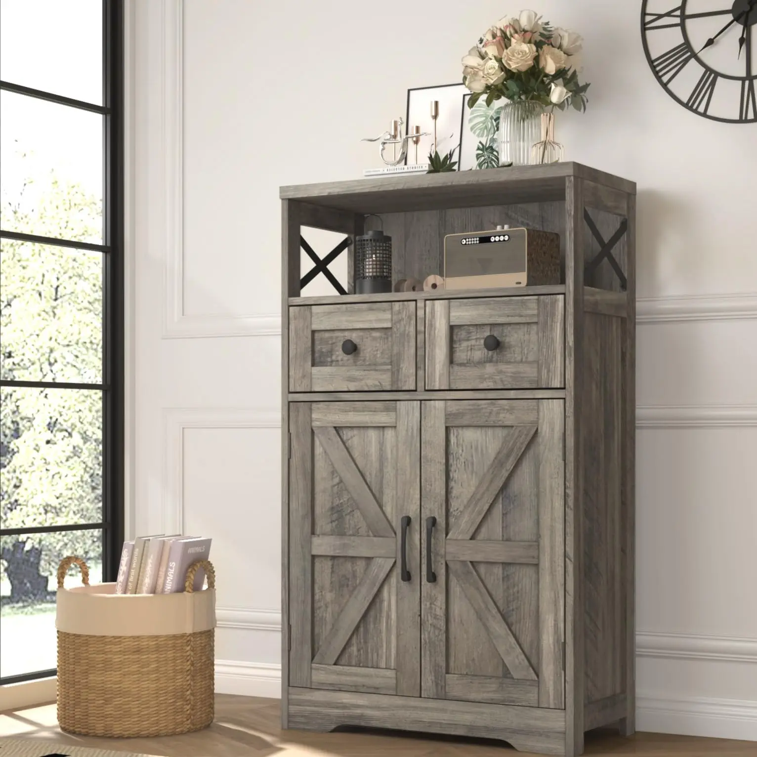 Rustic Grey,23''L