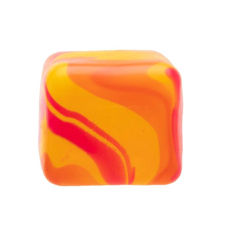 NeeDoh Nice Cube Swirl - Stylish Silicone Cube with Unique Swirl Pattern for Sensory & Fidget Fun