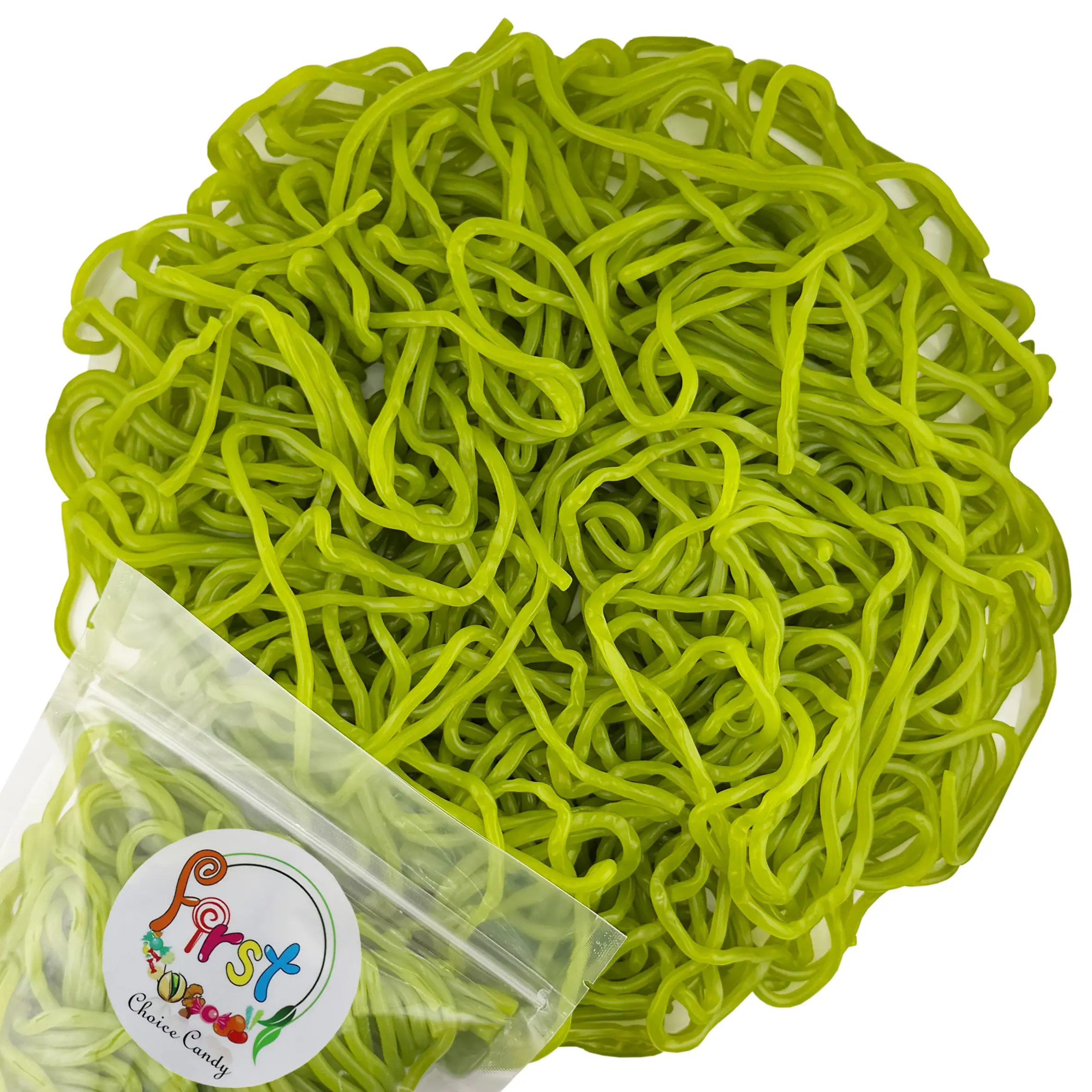 Pickle-Flavored Juicy Candy Lace, Sweet & Tangy Snack Treat for Candy Lovers