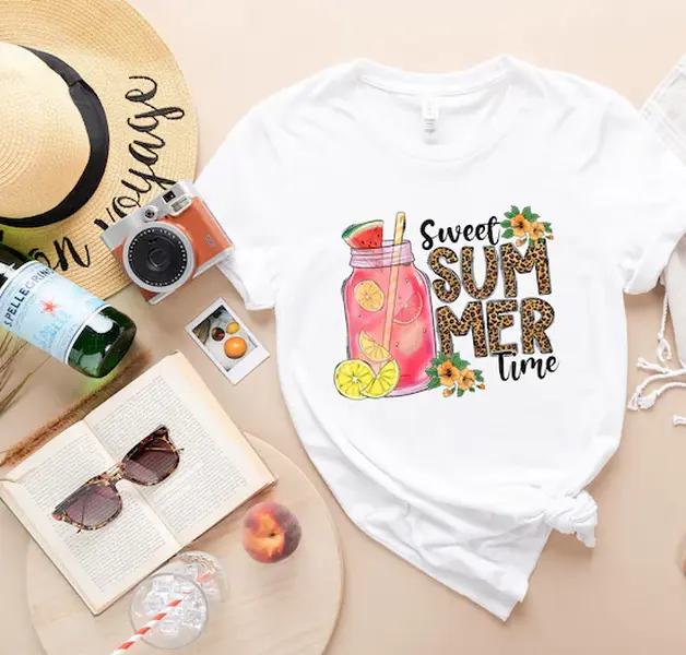 Sweet Summer Time Shirt, Leopard Print Shirt, Summer Shirt, Beach Tank Top, Cute Summer Shirt, Watermelon Shirt, Booze Shirt, Cocktail Shirt