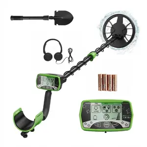 Garvee Waterproof Metal Detector for Adults & Kids – High Accuracy Treasure Finder with LCD Display, Adjustable Length, All Metal & Discrimination Modes, IP68 8"/11" Search Coil – Perfect for Yard, Lawn, Beach, Park & Outdoor Coin, Jewelry, Relic Hunting
