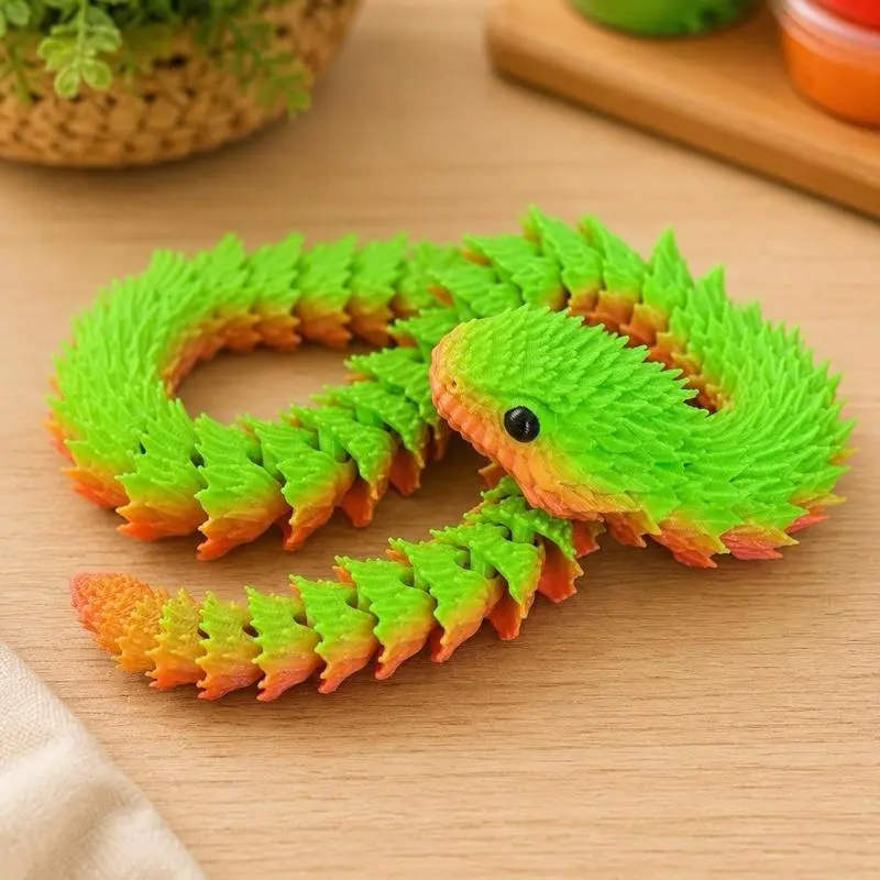 Flexible Articulated Snake – Sensory Play & Endless Fun