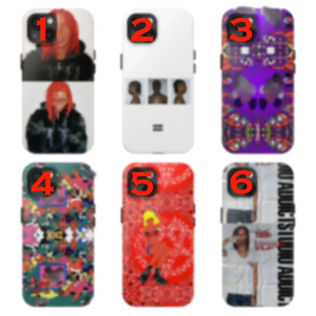 9 V Rapper New Album Emotions Inspired Phone Case For iPhone And Samsung Dark Aesthetic Underground Vibe Edgy Street Style Alt Culture Look B