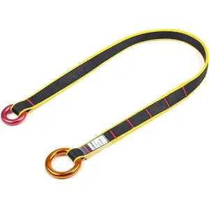 Tree Arborist Friction Saver Tree Climbing Cambium Saver Loop Belt Sling Retrievable Anchor 35.4 inch/43 inch