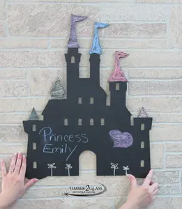 Wall Chalkboard Decor Castle