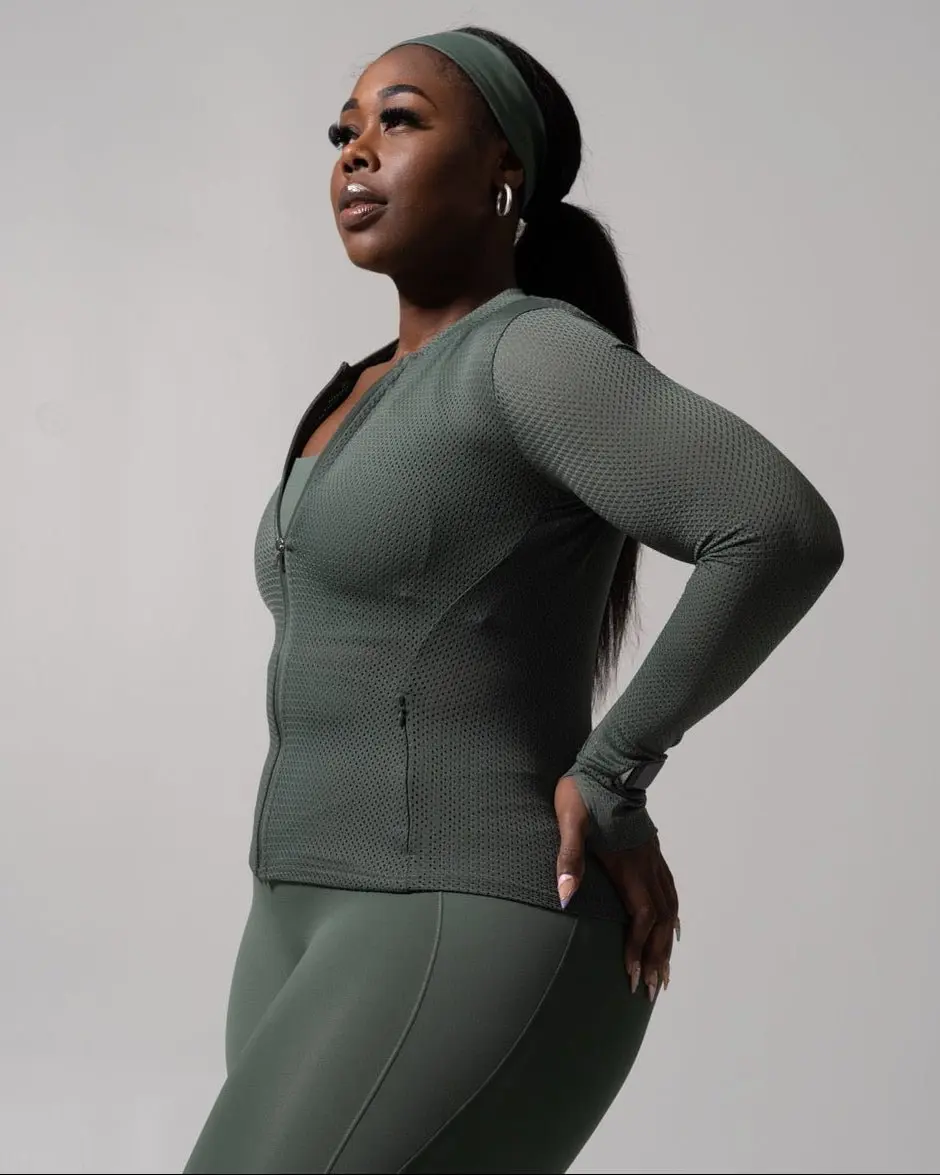 Spice Mesh Jacket - Limon Pepino