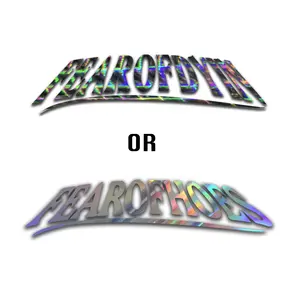 Fear of Dyin or Fear of Hoes Windshield Banner Decal for Cars or Trucks