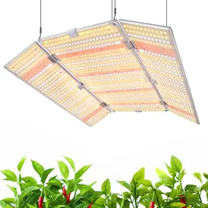 Barrina 480W BU4800 LED Grow Lights for 4x4/5x5 Grow Tent, Full Spectrum with IR, Daisy Chain Dimmable, Adjustable Light Panel