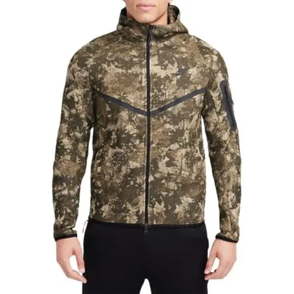 Nike Tech Windrunner Men's Fleece Full-zip Hoodie Size- X-Large