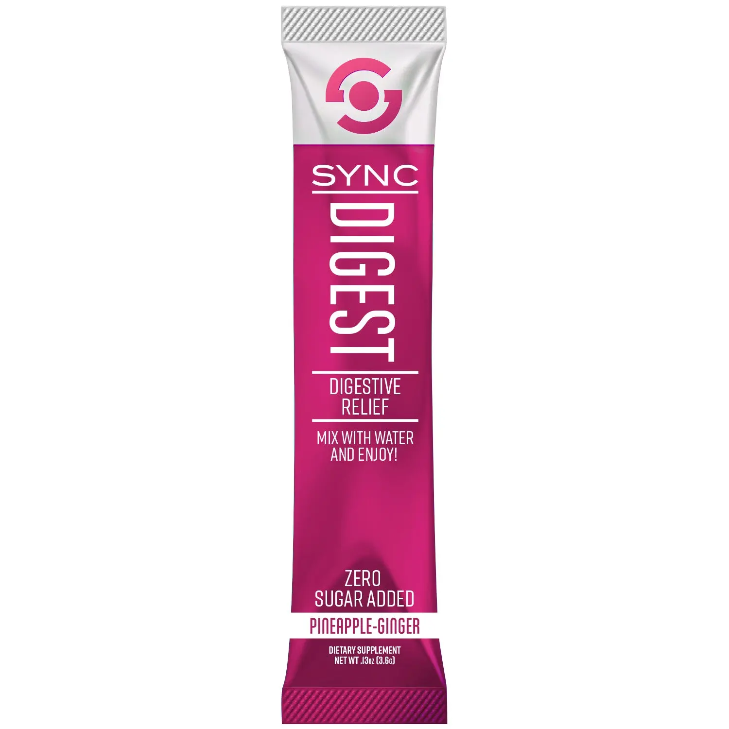 SYNC Digest - 15 Pack, Natural Supplement for Optimum Digestive Comfort and Health