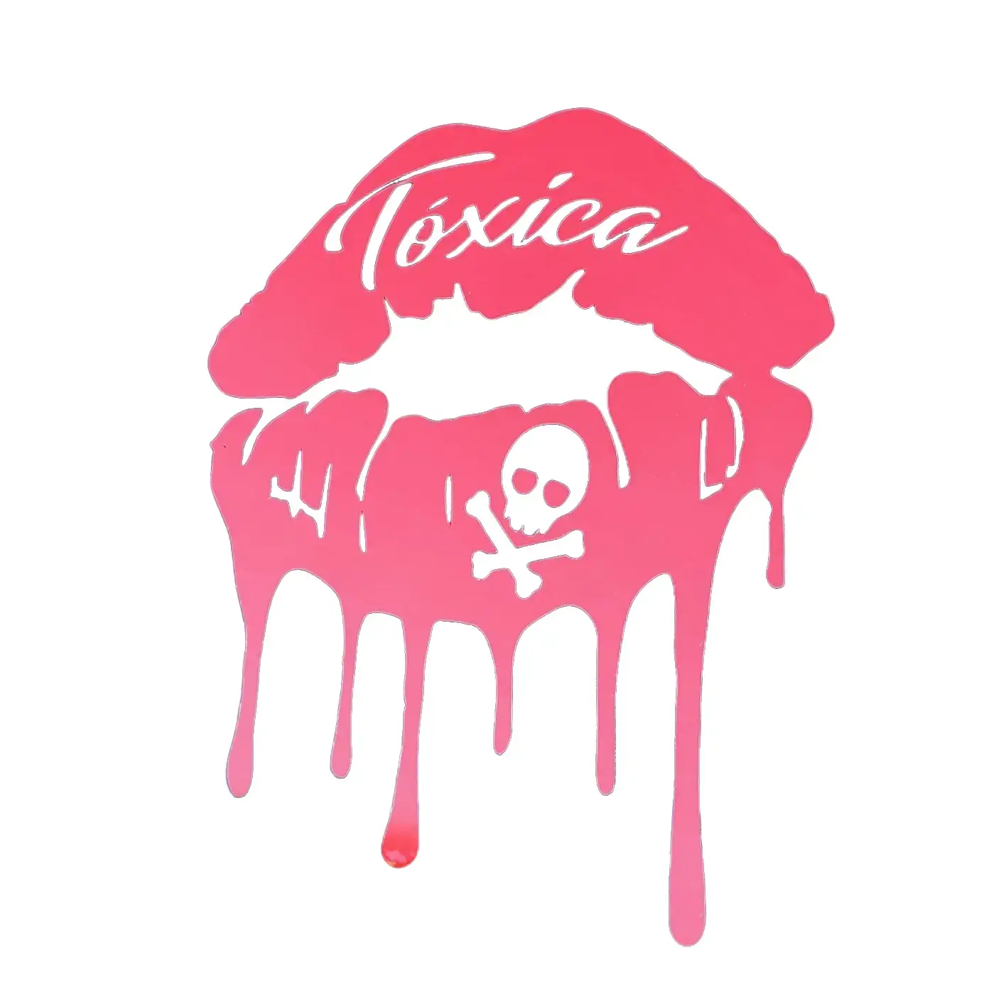 Labios Toxica Vinyl Car Decal