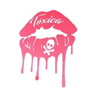 Labios Toxica Vinyl Car Decal