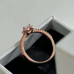 Rose Gold Plated Heart Ring