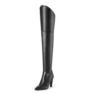 Dream Pairs Women's Thigh High Boots Over The Knee Heels Long Sexy Pointed Toe Boots